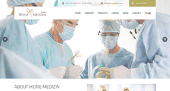 Desktop Screenshot of heinemedizin.com
