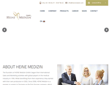 Tablet Screenshot of heinemedizin.com